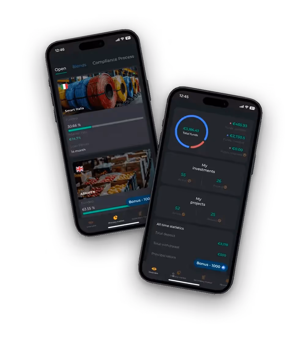 Aperçu de l’application mobile Maclear